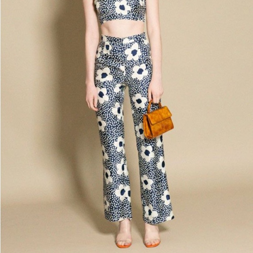 MNZ silk floral pants